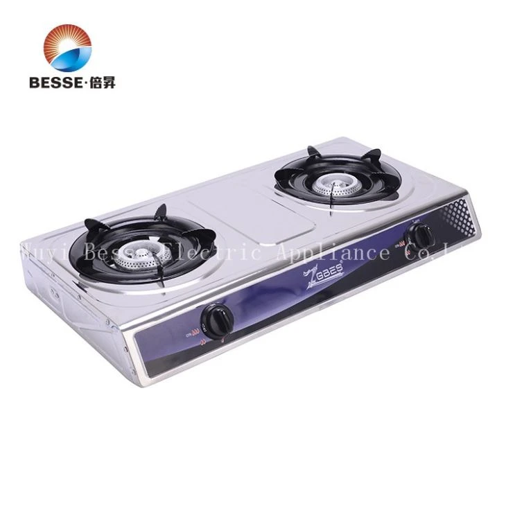 LPG Cooker Stainless Steel Gas Burner Africa Popular 2050 Silver